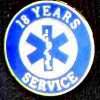 18 Year EMS Years of Service Pin