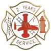 2 Year Fire Years of Service Pin