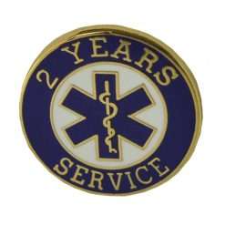 2 Year EMS Years of Service Pin