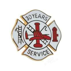 30 year Fire Department Years of Service Pin