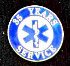 35 Year EMS Years of Service Pin