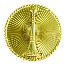 Single Bugle Round Pin Sold in pairs