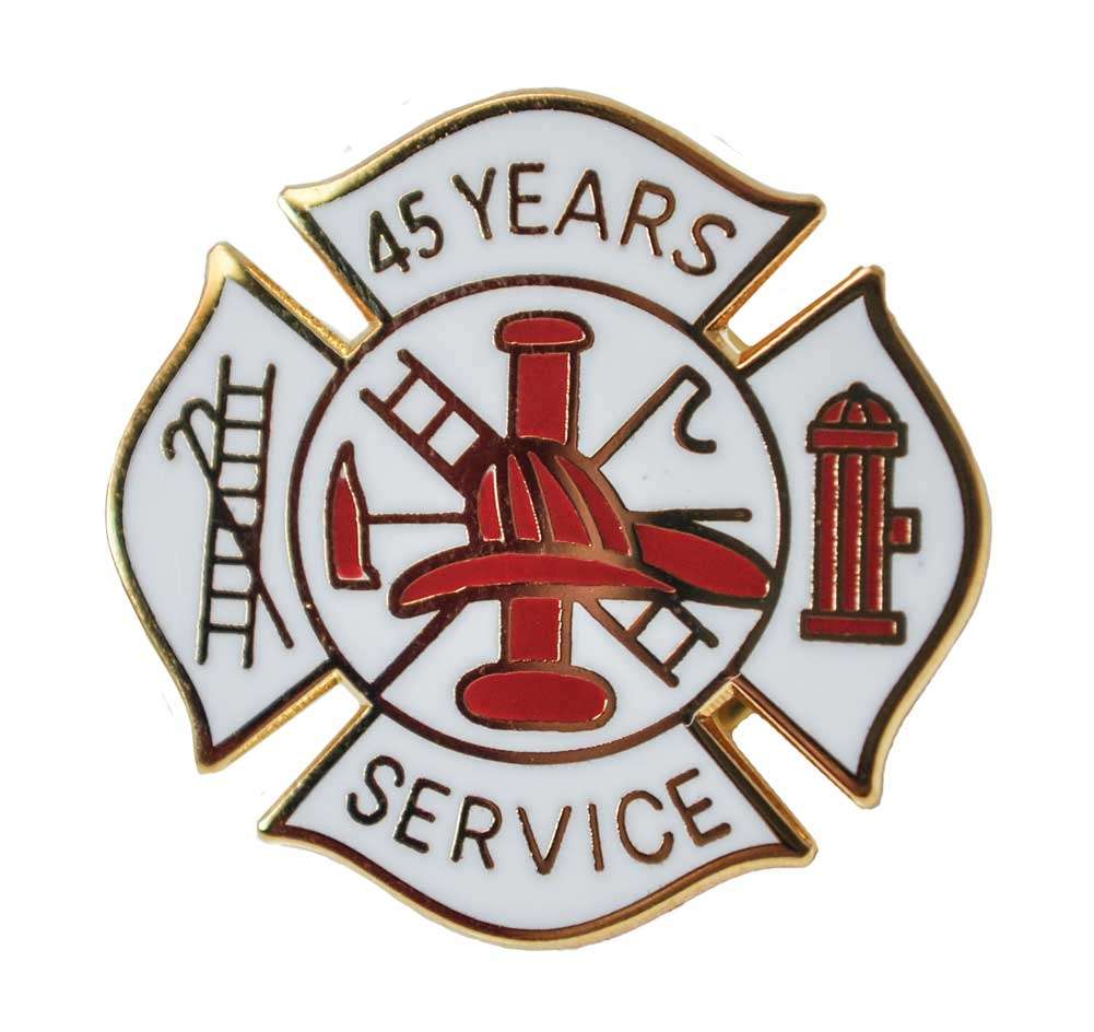 45 years Fire Department Years of Service Pin - Image 4