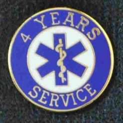 4 Year EMS Service Pin