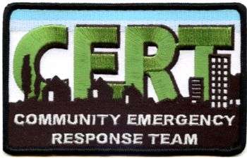 Community Emergency Response Team Patch - CERT