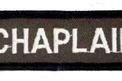 Chaplain Patch 1 x 3 Brown Bar