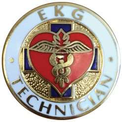 EKG Technician Emblem Pin