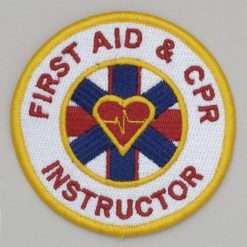 First Aid and CPR Instructor Patch - Embroidered Patch