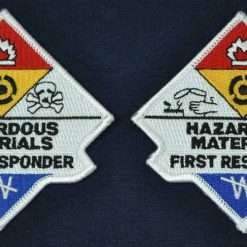 Alternative view of Hazmat First Responder Patch Embroidered