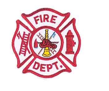 Fire Dept Scramble Patch 3 -1 /2" x 3-1 /2"