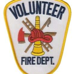 Volunteer Fire Dept Scramble Shoulder Patch
