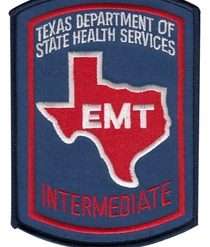 Texas EMT Intermediate Patch - Color