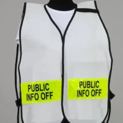Split Front Style Incident Command Vest with Front > Back Titles