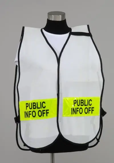 Split Front Style Incident Command Vest with Front > Back Titles