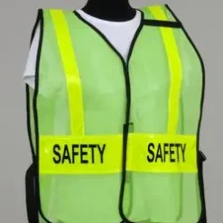 Split Front Style ICS Vest with reflective striping & Front > Back Title