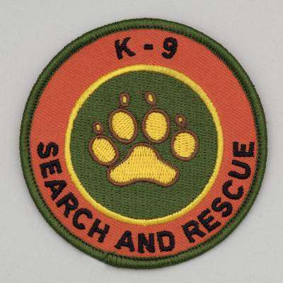 Embroidered Patch - K-9 Search and Rescue Patch