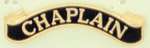 Gold Chaplain Citation Bar - Black