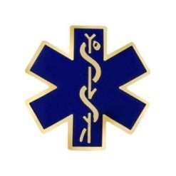 Star of Life Emblem Pin