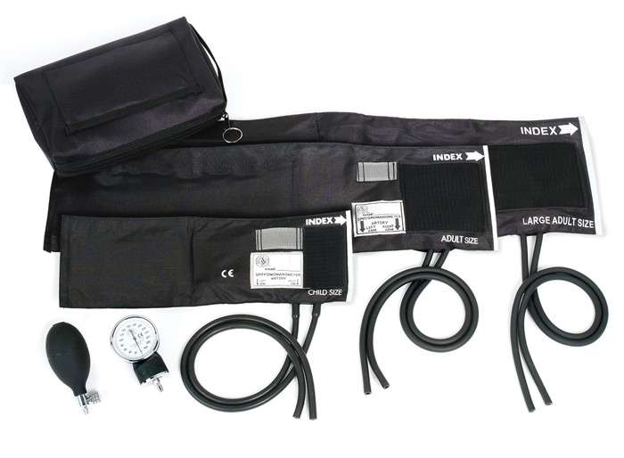 3-in-1 Aneroid Sphygmomanometer Set with Carry Case