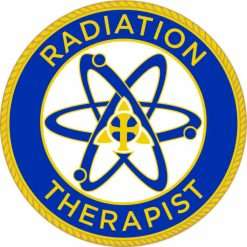 Radiation Therapist Emblem Pin - Nuclear Design