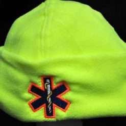 Hi-viz Star of Life Micro Fleece Cap