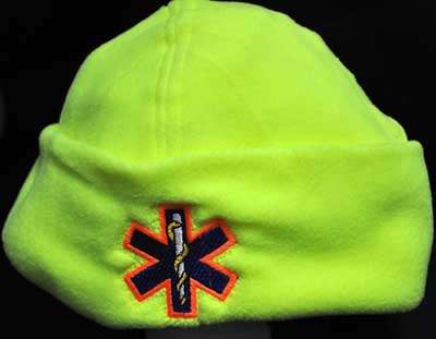 Hi-viz Star of Life Micro Fleece Cap