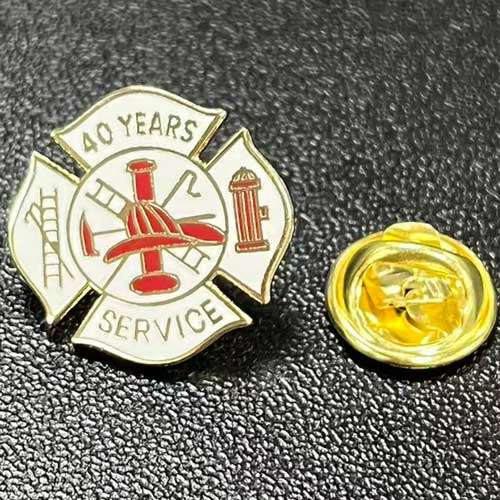 40 Year Fire Department Years of Service Pin - Image 2