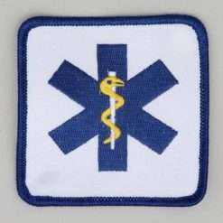 Star of Life Patch - 3 inch Square