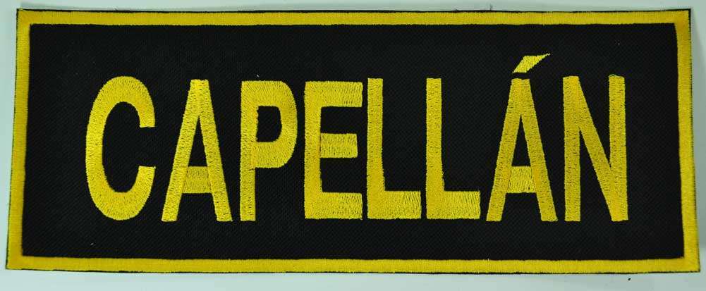 Capellán Patch 4" x 10"