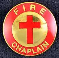 Fire Chaplain Pin with Cross