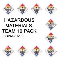 Hazmat Team Patch 3 x 3 Embroidered