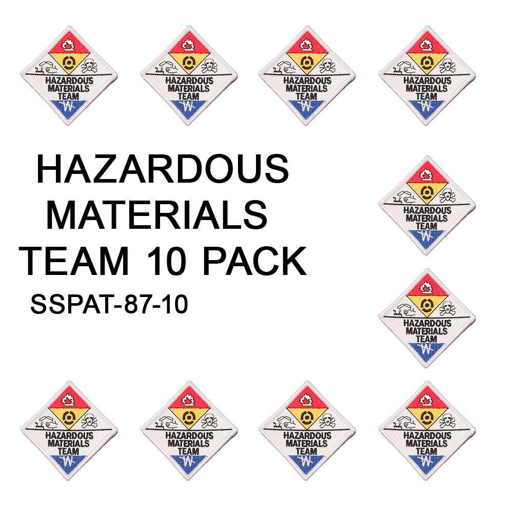 Hazmat Team Patch 3 x 3 Embroidered