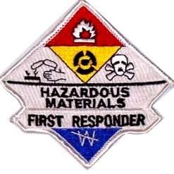 Hazmat First Responder Patch Embroidered