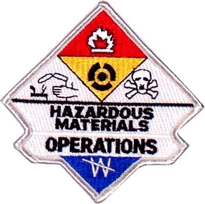 Hazardous Materials Operations Patch