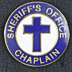 Sheriff Chaplain Pin Cross