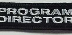 Embroidered Patch - PROGRAM DIRECTOR Bar