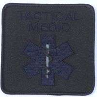 Embroidered Patch - TACTICAL MEDIC Patch