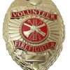 Volunteer Firefighter Shield Badge Scramble Choose Gold or Nickel
