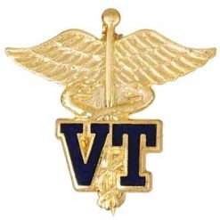 Veterinary Technician on Caduceus Pin