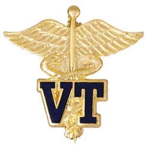 Veterinary Technician on Caduceus Pin