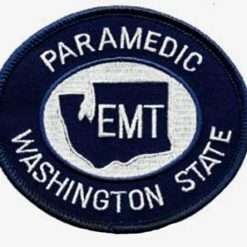 Washington State Paramedic Patch in Midnight Navy